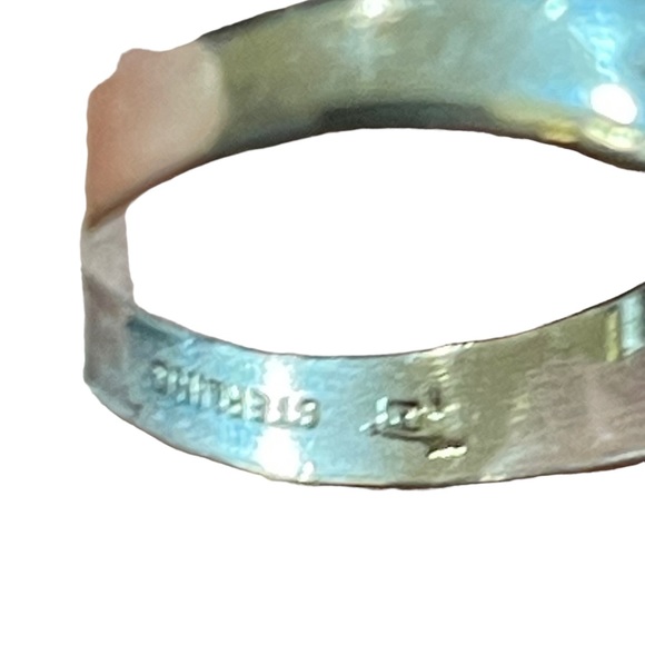 Vintage Bell Trading post oblong Torquoise sterling silver 925 ring Southwestern - Picture 7 of 9